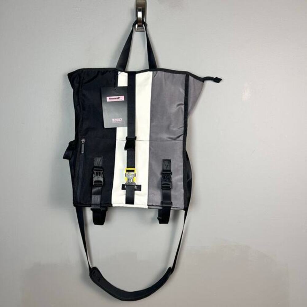 Rhinowalk messenger bag cycling striped convertible NWT‎ waterproof travel